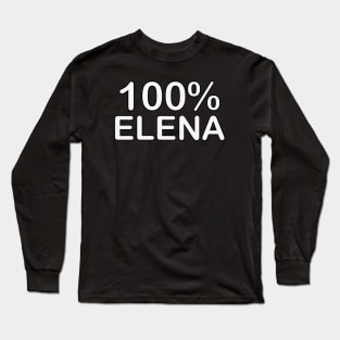 Elena name, couples gifts for boyfriend and girlfriend long distance. Long Sleeve T-Shirt